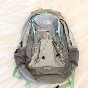 grey and mint green north face backpack Women's Borealis in Tin & Mid Grey by The Tin Grey & Mid Grey Its sleek design and lightweight construction makes it perfect for carrying all your essentials Face Borealis Backpack North Face